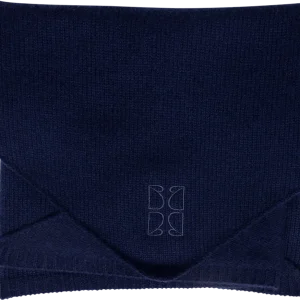 Victoria Wool Cashmere Scarf – Navy