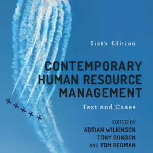 Contemporary Human Resource Management Contemporary Human Resource Management