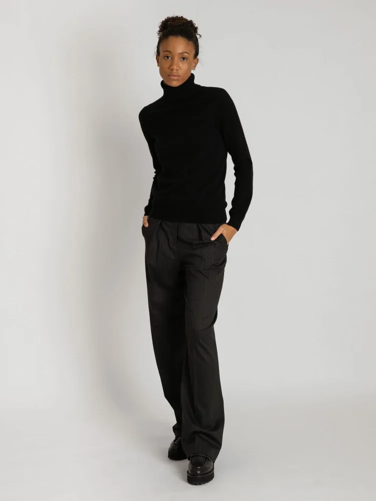 Cashmere Sweater "Hedda" - Black - Bilde 2