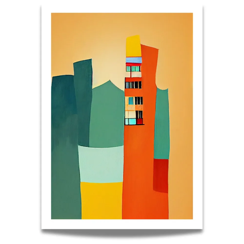 BAUHAUS GEOMETRIC ART No25 – PLAKAT OG LERRET BAUHAUS GEOMETRIC ART No25 – PLAKAT OG LERRET