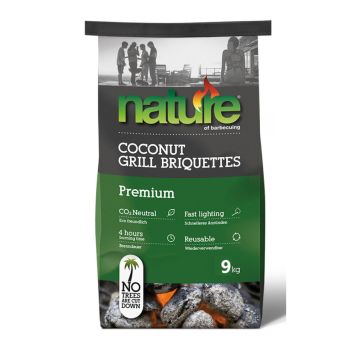 GRILLBRIKETTER NATURE PREMIUM KOKOS 9 KG GRILLBRIKETTER NATURE PREMIUM KOKOS 9 KG