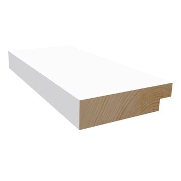UTFORING MOELVEN 18X170X2400MM HVIT