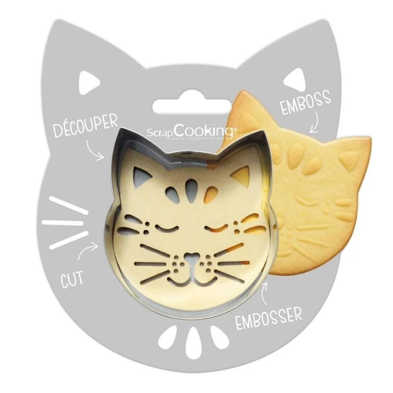 Scrapcooking Katteutstikker med embosser