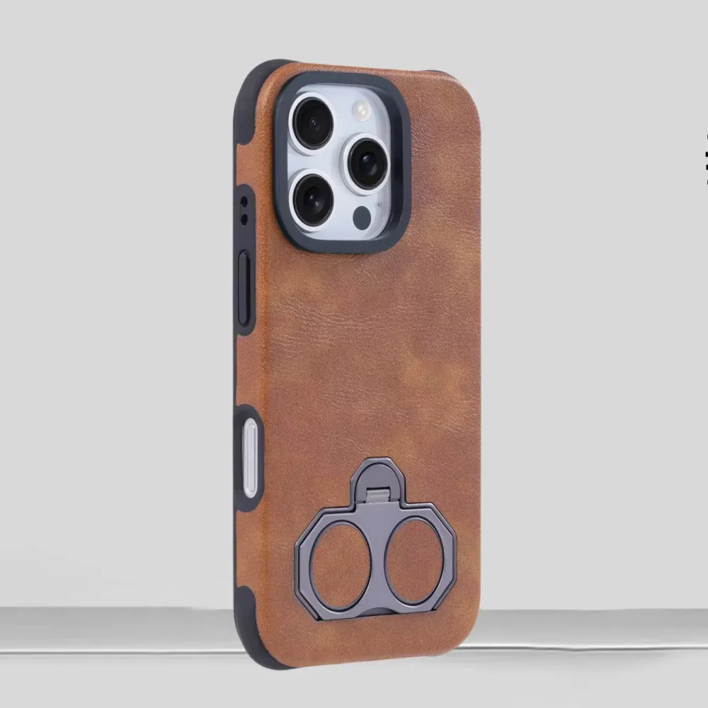 iPhone 15 Pro Max Dobbel Finger-Ring Deksel – 360° Rotasjon - Bilde 3