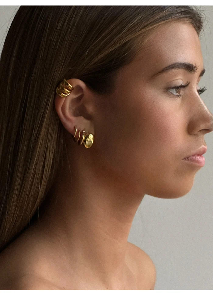 Pico Copenhagen - Petit Lyra Earrings - Silver - Bilde 3