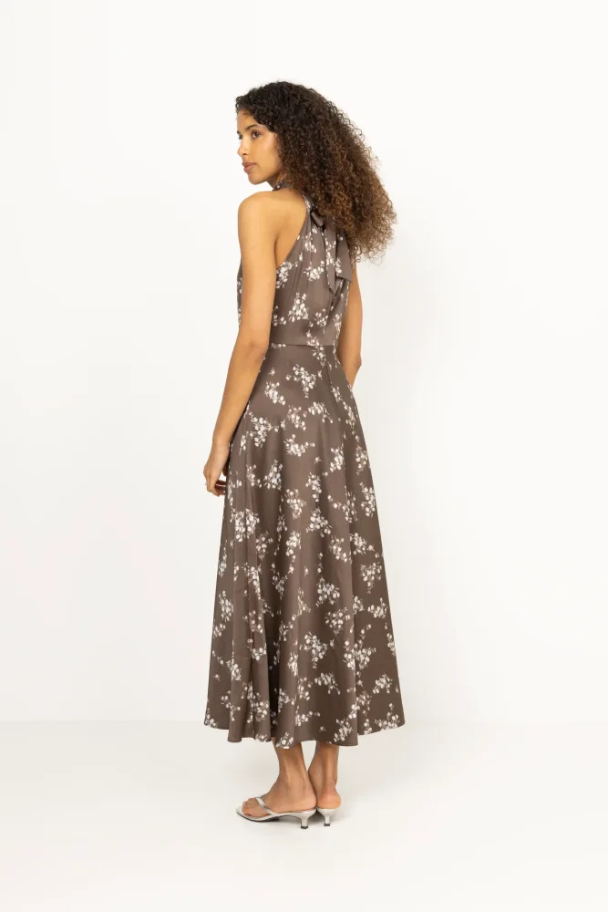 Rheo Dress - Blooming Brown - Bilde 3