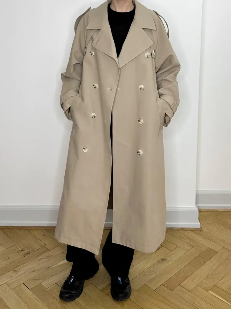 Bobby Canvas Trenchcoat - Beige - Bilde 2