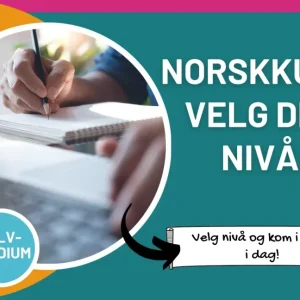 Norwegian Course SELF-STUDY – Choose your level!