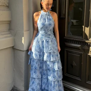 Ingalu Maxi Dress – Blue