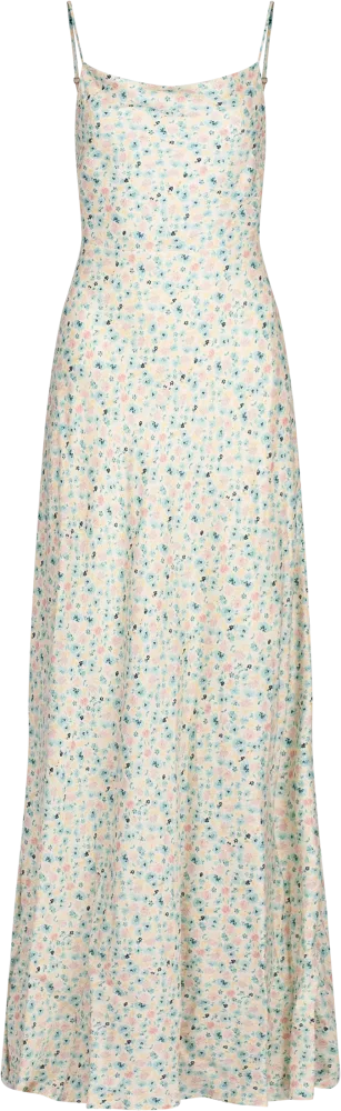 Lowa Satin Slip Maxi Dress - Ditsy