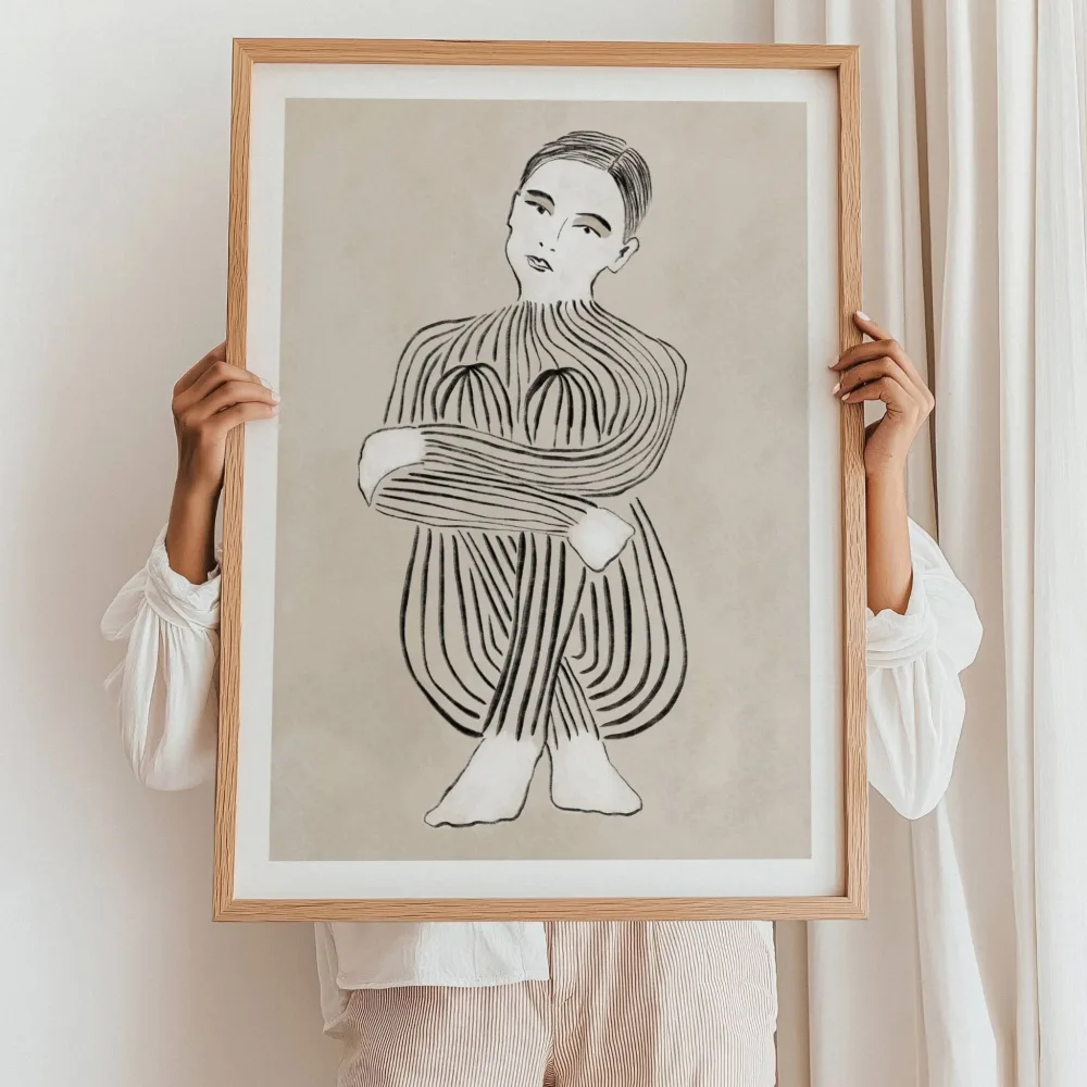 EMBRACE - MINIMALISTISK KUNST PÅ PLAKAT & LERRET - Bilde 3