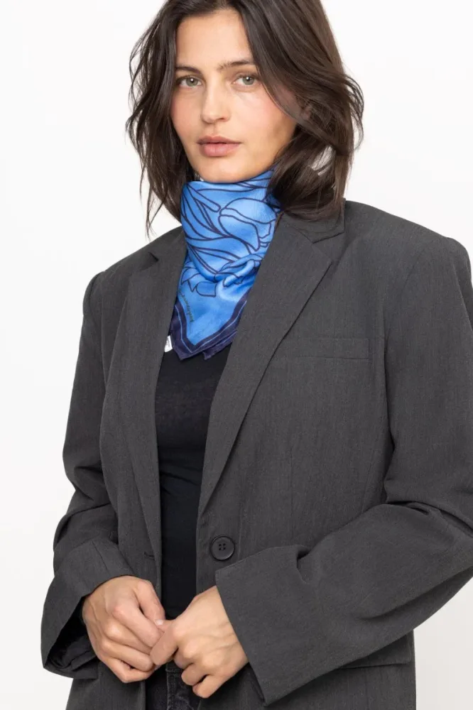 Stencia Tulip Sia Scarf - Azure Blue - Bilde 2