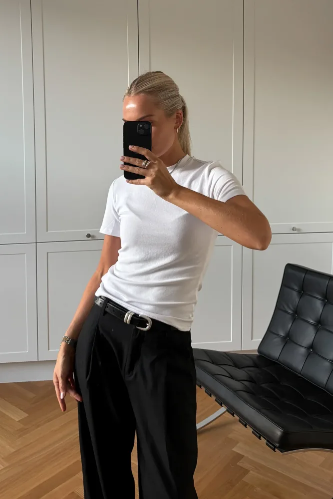 Lidie Ss Top - White - Bilde 3