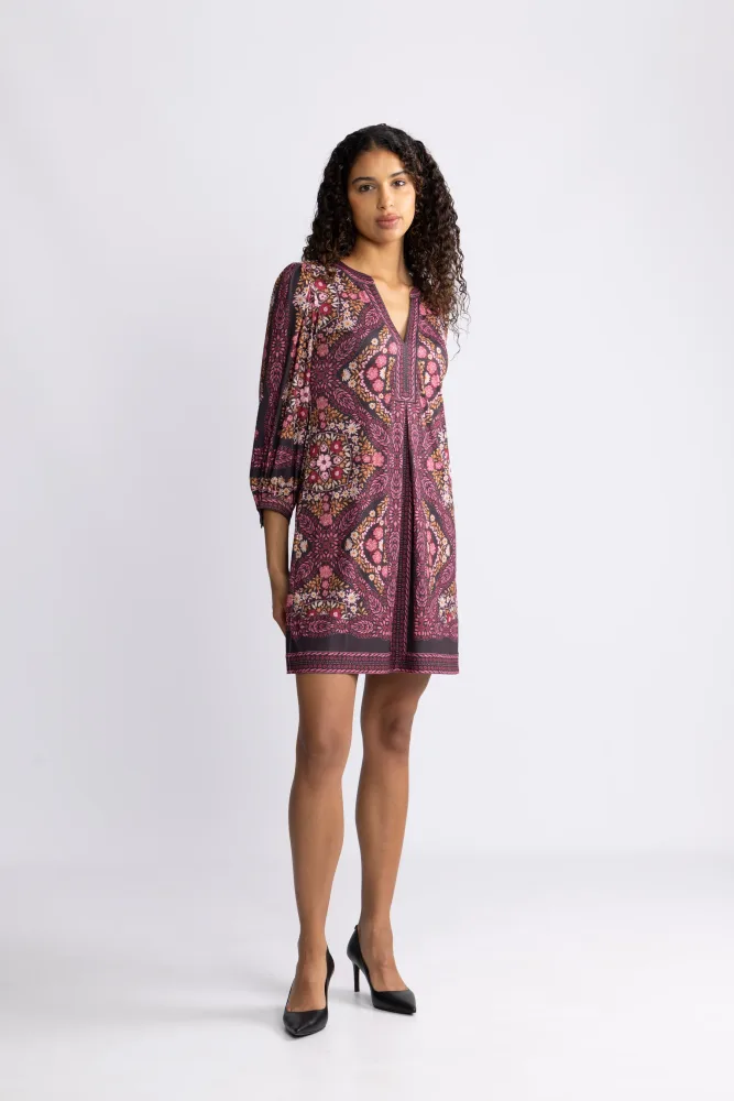 Malayah Dress - Wine - Bilde 3
