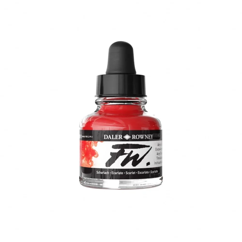 Daler Rowney – FW Ink 29,5ml – 567 Scarlet