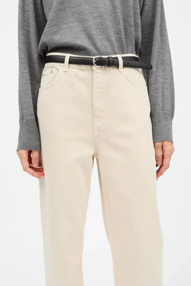 SKALL - Maddy Straight Jeans - Beige - Bilde 2