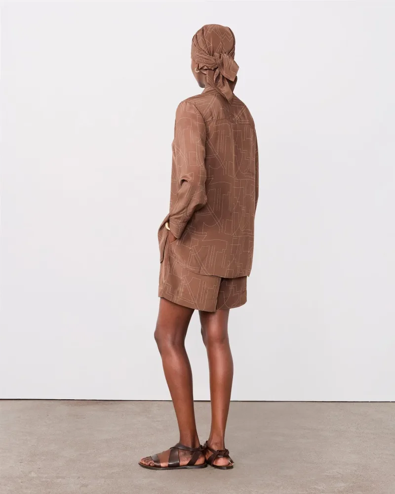 Officine Générale - Mabelle Shirt - Coco/Cream - Bilde 3
