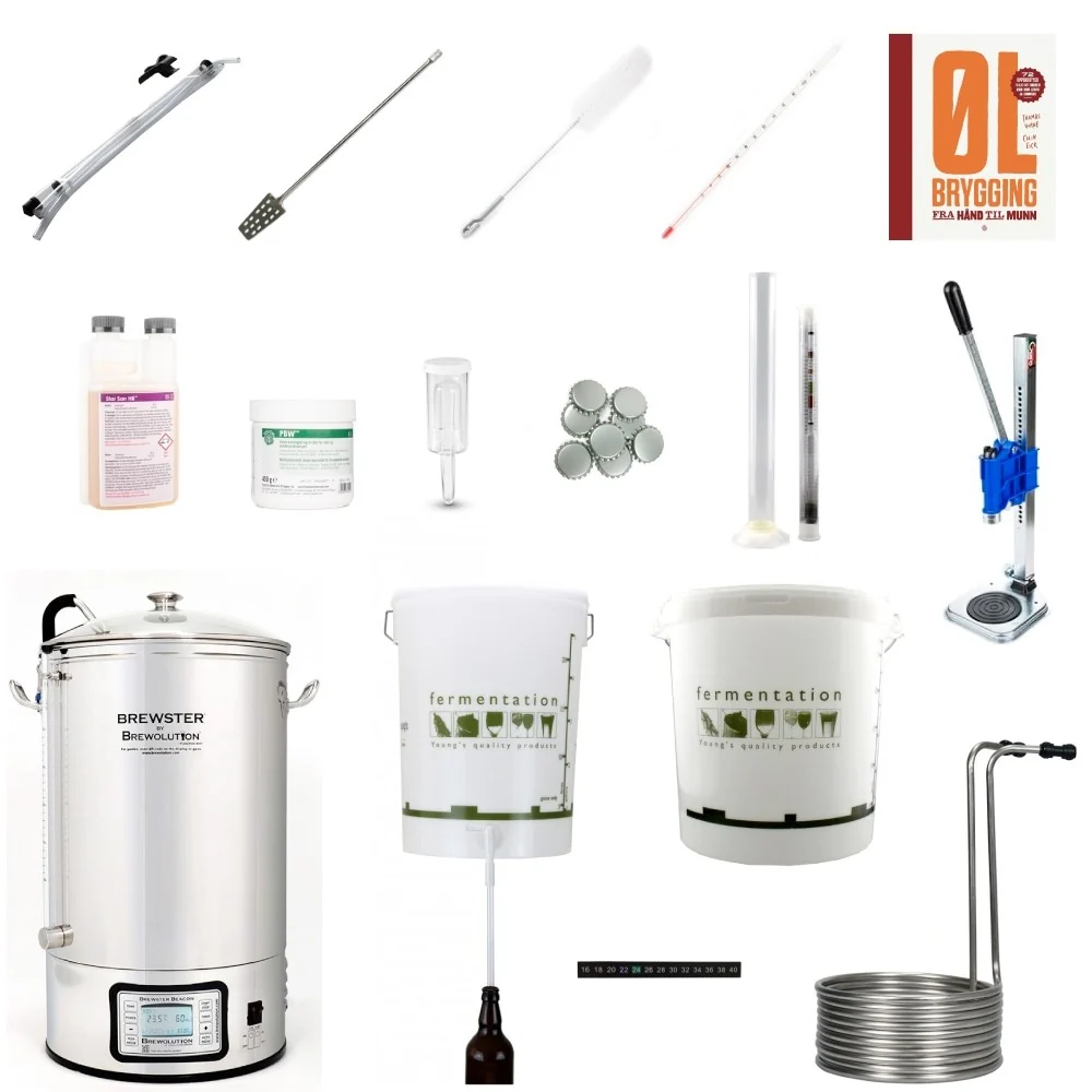 Beacon 40L Brewery Kit – Komplett startsett Beacon 40L Brewery Kit – Komplett startsett
