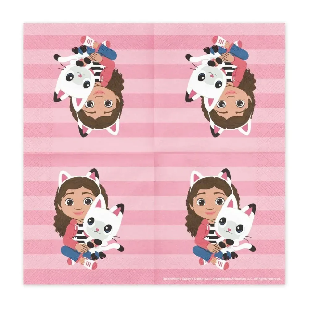 Gabby's Dollhouse Papirservietter 33×33 cm pk/20 - Bilde 3