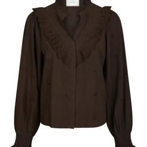 Degas Blouse – Dark Brown