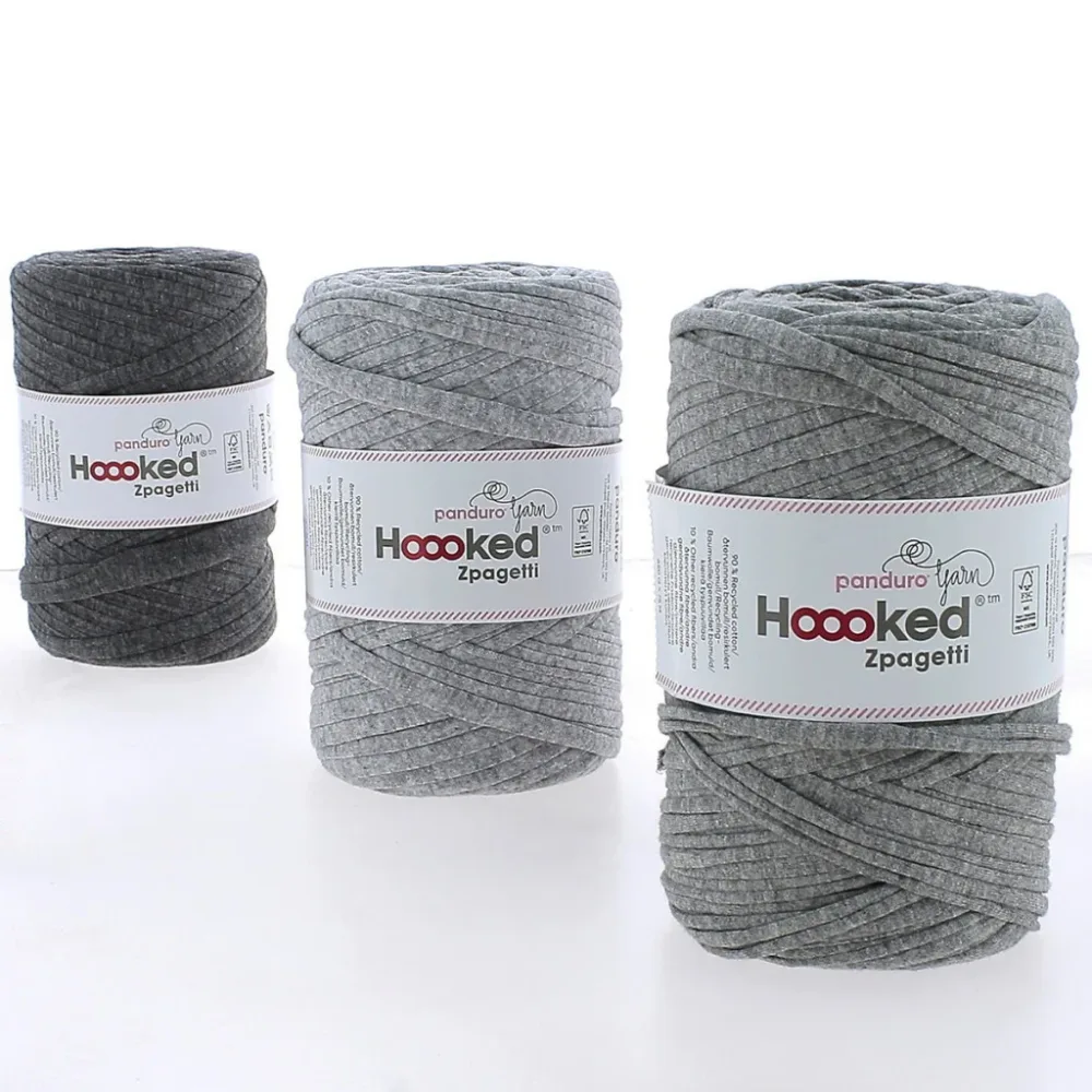 Hoooked Zpagetti, ca 450g – Grå Toner Hoooked Zpagetti, ca 450g – Grå Toner