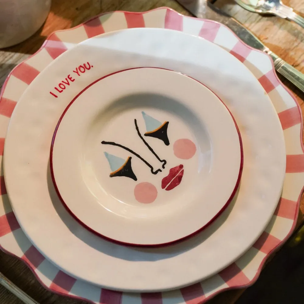 Middagsfat Rosa Frynser - By Anna+Nina - Bilde 2