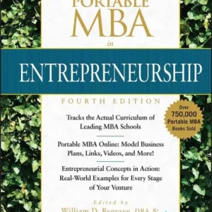 The Portable MBA in Entrepreneurship The Portable MBA in Entrepreneurship