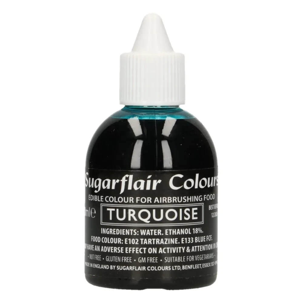 Sugarflair Airbrushfarge -Turkis- 60ml