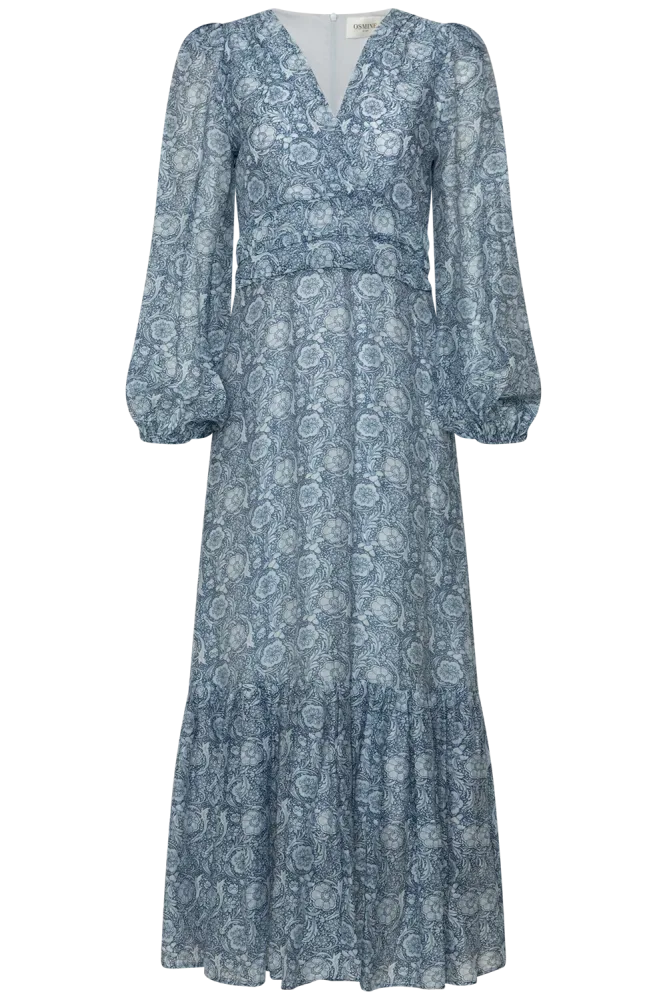 Lana Print Maxi Dress - Blue - Bilde 2
