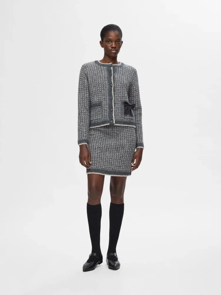 Sine Ls Knit Cardigan - Volcanic Ash Birch - Bilde 3