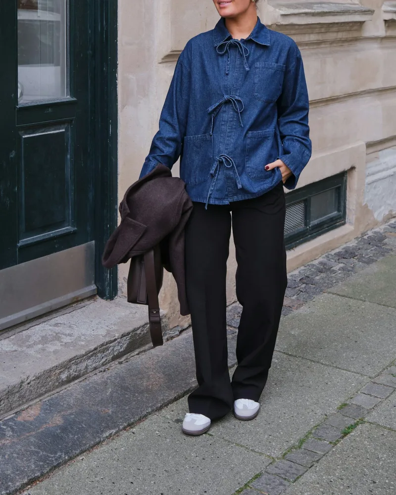 Starlie Denim Shirt - Dark Blue - Bilde 2