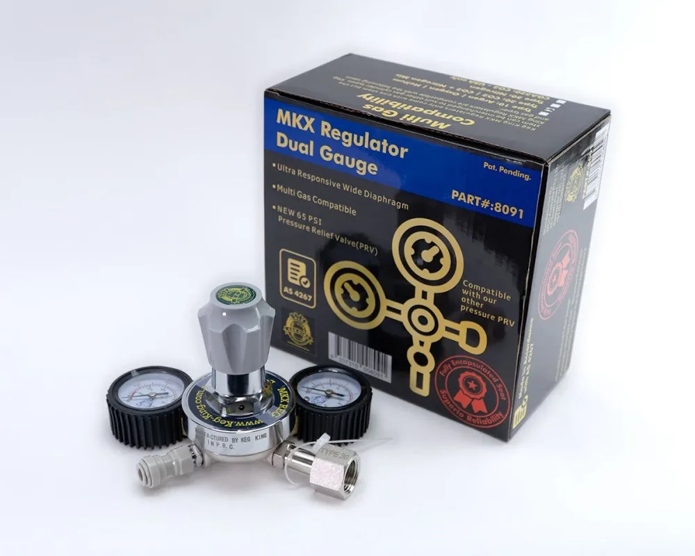 Regulator MKX For CO2 - Keg King - Bilde 2