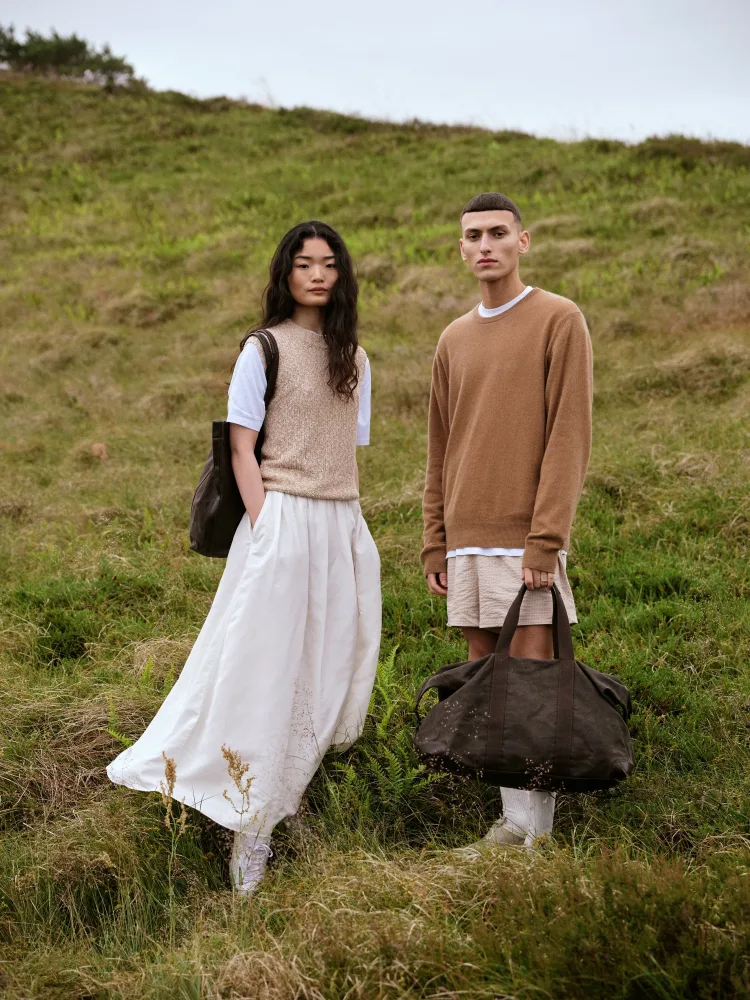 Day Waxed Cotton Holdall Bag - Tarmac - Bilde 2
