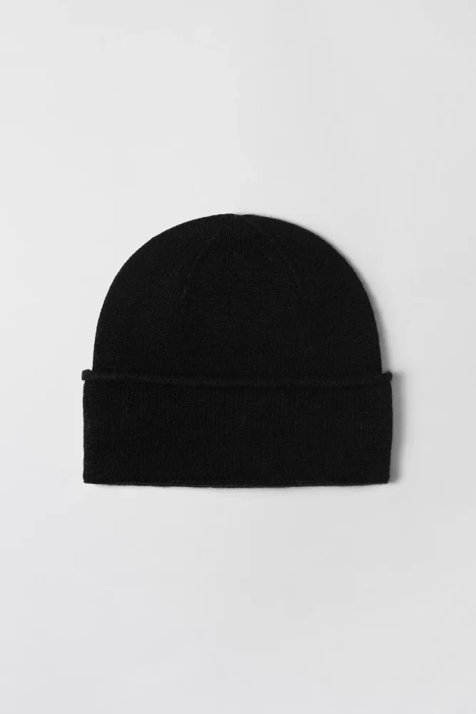 Marseille Turnup Beanie - Jet Black - Bilde 2