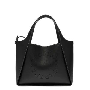 Logo Crossbody Tote Bag – Black