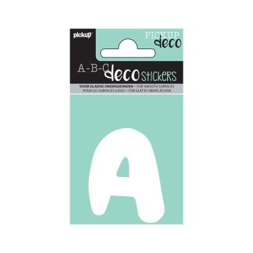 SKILT PICKUP ABC DECO EMMA 70 MM A HVIT SKILT PICKUP ABC DECO EMMA 70 MM A HVIT