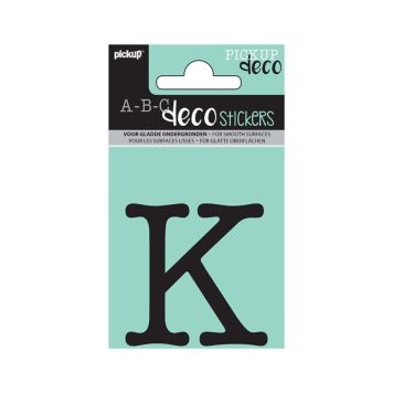 BOKSTAV PICKUP ABC DECO MAUD K 60 MM SVART BOKSTAV PICKUP ABC DECO MAUD K 60 MM SVART