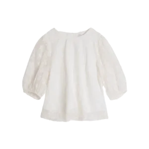 Isabel Embroidery – White