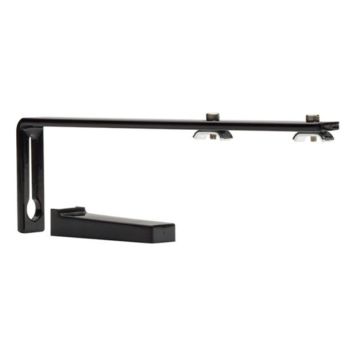 VINKEL KIRSCH TIL FLEXI-SKINNE 15CM SVART