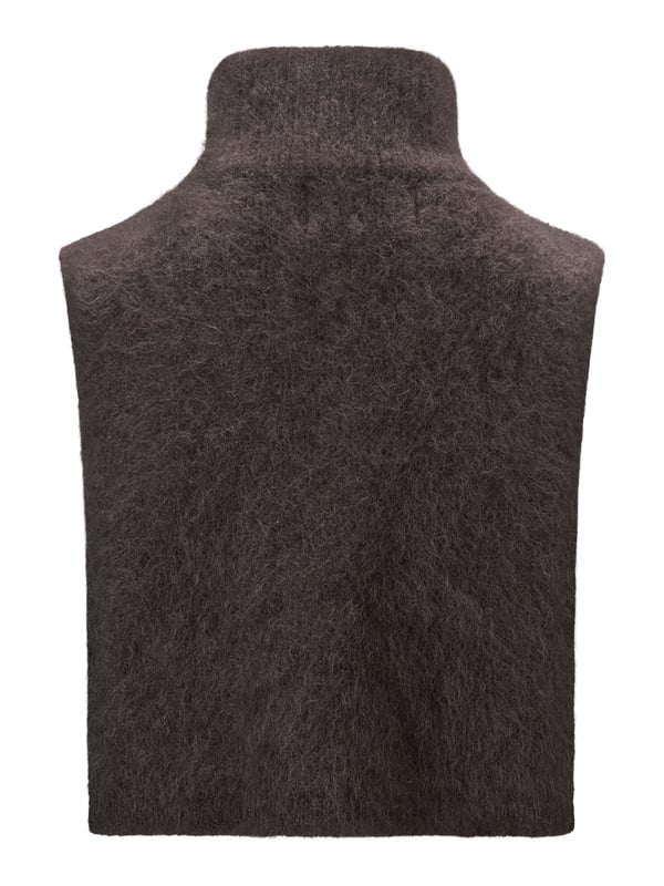 Belinda Chunky High Neck - Dark Brown - Bilde 2