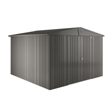 REDSKAPSBOD BIOHORT EUROPA 7 DOBBELTDØR 8,64 M² MØRKGRÅ METALLIC