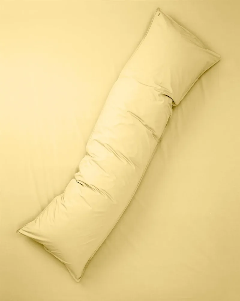 SUITE702 - BedMATE Pillow Case 50x160 - Butter Yellow - Bilde 2