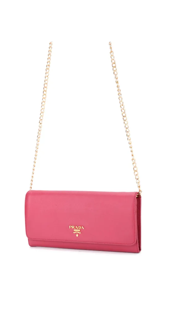 Prada Wallet Saffiano - Pink - Bilde 3
