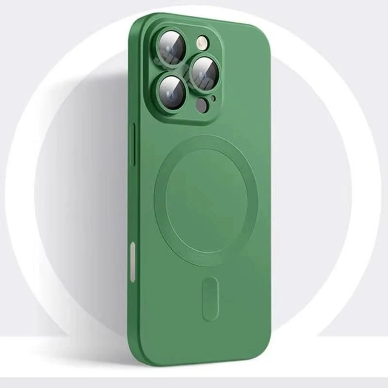 Magnetisk ladeetui med linsebeskytter for iPhone 15 Pro - Bilde 3