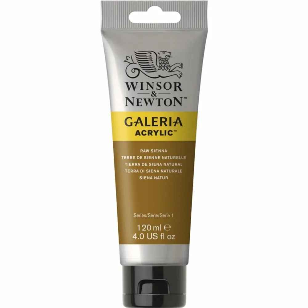 W&N - Galeria Acrylic 120ml - 552 Raw Sienna