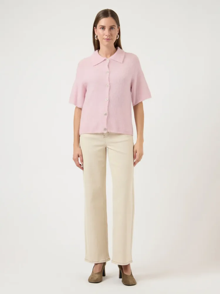 Yasdura 2/4 Knit Cardigan S. - Ballerina Melange - Bilde 3