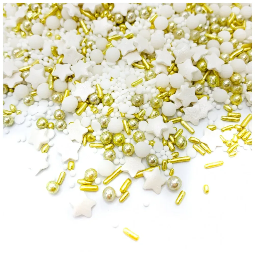 Happy Sprinkles Strøsselmiks - Golden Dust VEGAN 90g - Bilde 2