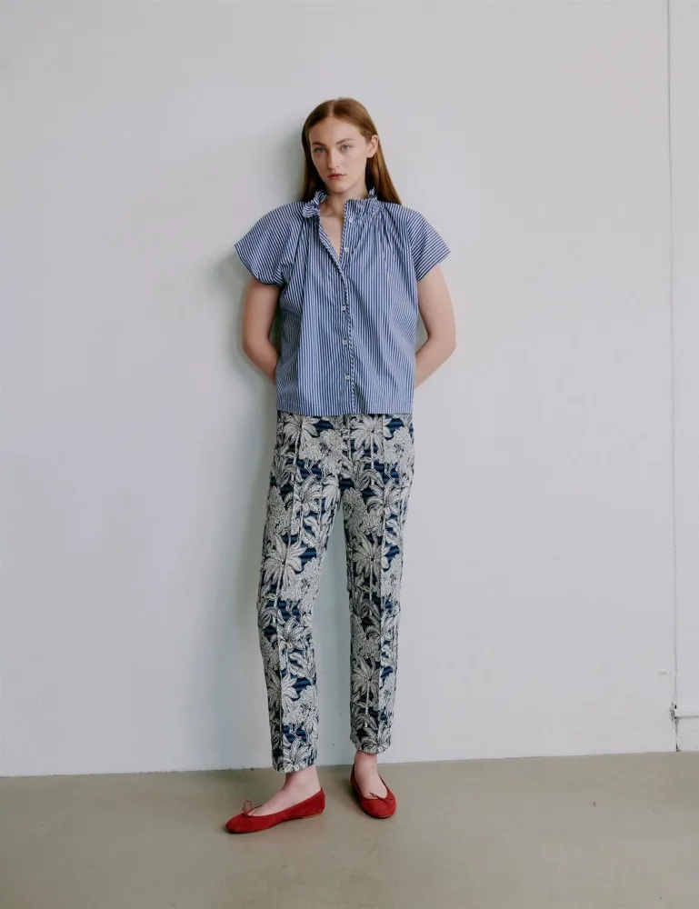 APOF - Fie Pants - Blue Palm Escape