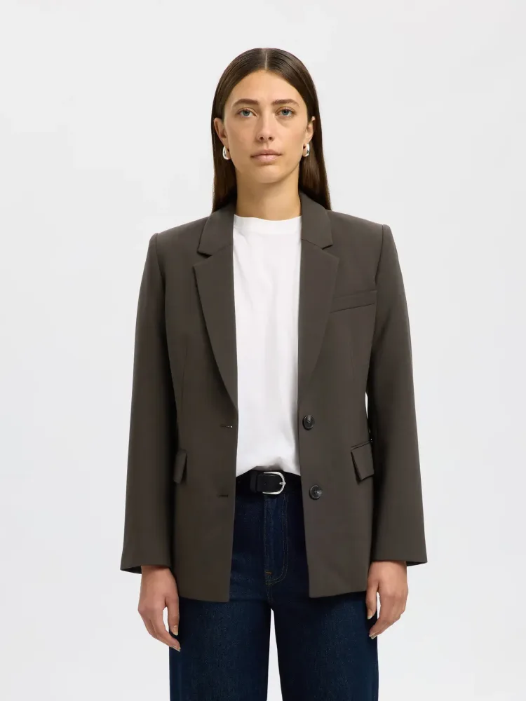 Rita Ls Classic Blazer - Delicioso Melange - Bilde 2