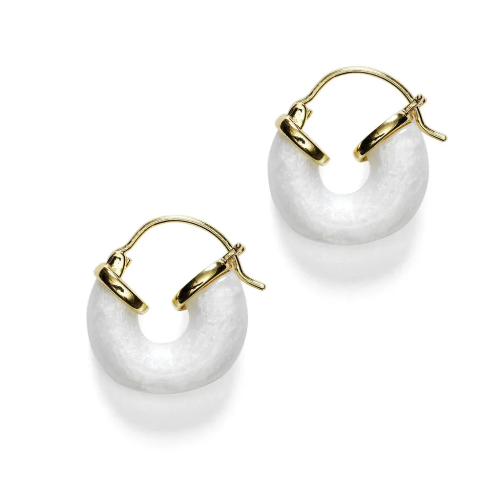ANNI LU – Petit Swell Hoop – White